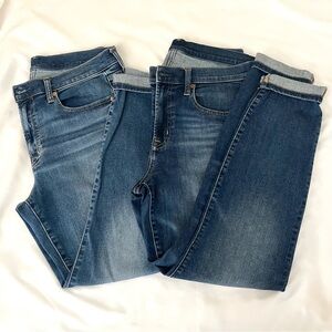 Bundle of Gap True Skinny Mid-Rise Jeans 12/31 Regular - 2 Pairs
